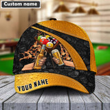 Maxcorners Billiards & Beer Personalized Name Cap