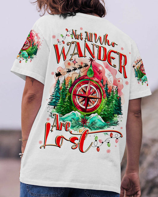 Maxcorners Not All Who Wander Are Lost Christmas All Over Print LM2101
