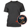 Maxcorners Pattern Golf Shirt For Men - America Golf Shirt For Golfers - Crazy Golf Shirt