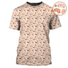 Maxcorners Boobs Pattern Golf Polos, Funny Golf Shirt, Crazy Golf Shirts For Men
