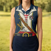 Maxcorners Funny Pirate Costume Hawaiian Golf Shirt, Women's Golf Tops, Ladies Golf Shirts LM1507