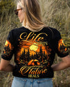 Maxcorners Life Hurts Nature Heals All Over Print LM2101