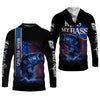 Maxcorners Kiss My Bass Patriotic Fishing Shirt, SPF Shirt, Funny Fishing Shirt, Fishing Shirts For Men, Bass Fishing