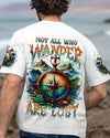 Maxcorners Not All Who Wander Are Lost Compass All Over Print LM1501