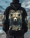 Maxcorners Stay Wild And Free Bear All Over Print LM1501