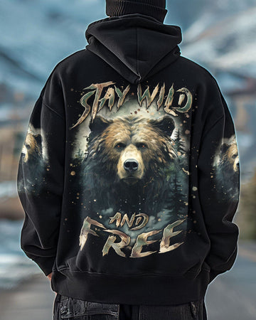 Maxcorners Stay Wild And Free Bear All Over Print LM1501