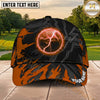 Maxcorners Golf Electric Golf Ball Lightning Pattern Personalized Name 3D Classic Cap