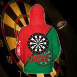 Maxcorners Darts Red And Green Customized Name 3D Hoodie