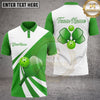 Maxcorners Pickleball Polo Minimal Paddle Ball Wave Multiple Options Personalized Name, Team Name 3D Shirt