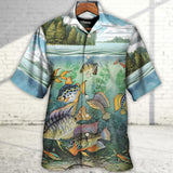 Maxcorners Fishing Eat Sleep Fish And Repeat Hawaiian Shirt