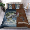 Maxcorners Bait Fish Personalized Fishing Bedding Set