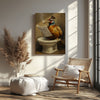 Maxcorners Cigar Bird Bathroom Canvas Toilet Wall Art LM2611