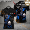 Maxcorner Patriot Reaper Golf Polo Shirt Customized Name, Team Name 3D Shirts (4 Colors)