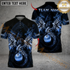 Maxcorners Dragon Fairway Golf Polo Customized Name, Team Name 3D Shirts (4 Colors)