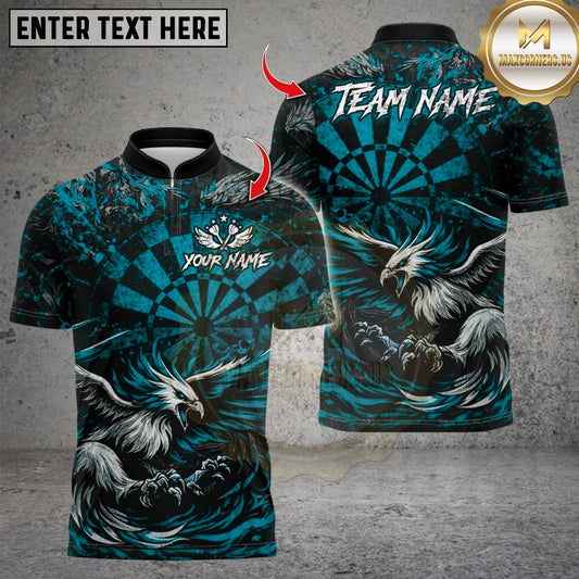 Maxcorners Darts Evil Bird Dartboard Design Multicolor Customized Name, Team Name 3D Shirts