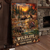 Maxcorners Moose Hunting Hunt Is Freedom Sunset Personalized Canvas Wall Art