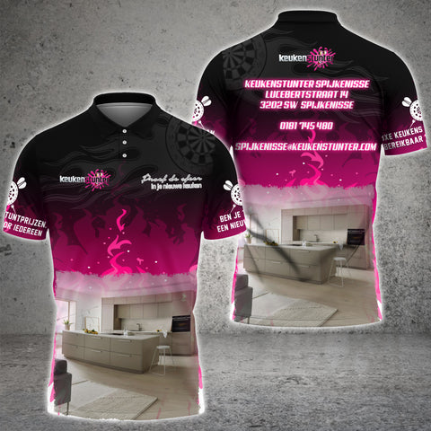Maxcorners Monkey King Dart Warrior Multicolor Options Personalized Name, Team Name 3D Shirt For Johan