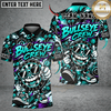 Maxcorners Darts Cartoon Bull & Bullseye Crew Graphic Multicolor Customized Name, Team Name 3D Shirts