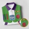 Maxcorners Sci Fi Space Ranger Costume Hawaiian Golf Shirt, Golf Polo For Women, Printed Golf Shirt LM1507