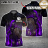 Maxcorners Bowling Spartan Shield Flame Multicolor Customized Name, Team Name 3D Shirts