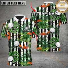 Maxcorners Tropical Golf Swing Personalized Name 3D Unisex Shirt