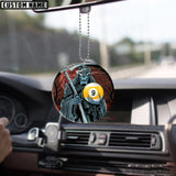 Maxcorners Personalized Billiards Winter Wonderland Ornament