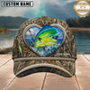 Maxcorners Fishing Heart Camo Ocean Personalized 3D Cap