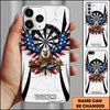 Maxcorners Darts Eagle Dartboard Just Throw It Multicolor Personalized Name 3D Phone Case