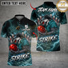 Maxcorners Bowling & Pins Thunder Werewolf Customized Name, Team Name 3D Shirt (6 Colors)
