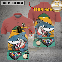 Maxcorners Billiard Ball 8 Funny Pool Shark Personalized Name, Team Name Unisex Shirt