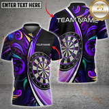 Maxcorners Darts Psychedelic Dartboard Multicolor Customized Name, Team Name 3D Shirts