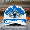 Maxcorners Bowling Ice Age Multicolor Personalized Name 3D Cap