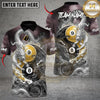 Maxcorners Celestial Yin Dragon 89 Ball Billiards Multicolor Customized Name, Team Name 3D Shirts