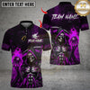 Maxcorners Muscle Reaper With Flame Bowling Multicolor Customized Name, Team Name 3D Shirts