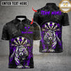 Maxcorners Darts Leopardo Dartboard Design Multicolor Customized Name, Team Name 3D Shirts