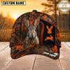 Maxcorners Hunting Orange Forest Camo Personalized 3D Cap