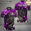 Maxcorners Bowling Flaming And Dragon Multicolor Customized Name, Team Name 3D Shirts