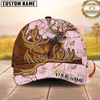 Maxcorners Deer Hunter Leather-Style Patch Personalized Hat 3D Printed Multicolor
