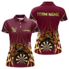 Maxcorners US Flag Dart Arrow Custom Brown Bear Dart Shirt For Men, Dart Team Jerseys LM064