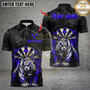 Maxcorners Darts Leopardo Dartboard Design Multicolor Customized Name, Team Name 3D Shirts