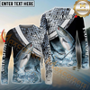 Maxcorners Fishing Skin Water Custom Name & Team Name 3D Shirts