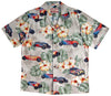 Maxcorners Hawaiian Hot Rods Men's Hawaiian Shirt