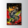 Maxcorners Striped Bass Fishing Dynamic Splash Art Personalized Name 3D Poster
