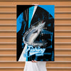 Maxcorners Salmon Fishing Dynamic Splash Art Personalized Name 3D Poster