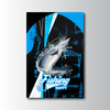 Maxcorners Salmon Fishing Dynamic Splash Art Personalized Name 3D Poster