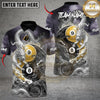 Maxcorners Celestial Yin Dragon 89 Ball Billiards Multicolor Customized Name, Team Name 3D Shirts