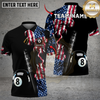 Maxcorners Billiards Ball 8 And 9 American Smoke Flag Deep Fantasy Personalized Shirt