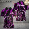Maxcorners Fire Rage Tiger With Bowling Multicolor Customized Name, Team Name 3D Shirts