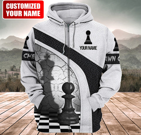 Maxcorners Checkmate Chronicles Chess Customized Name 3D Shirt
