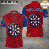 Maxcorners Darts Spider Customized Name, Team Name 3D Polo Shirt